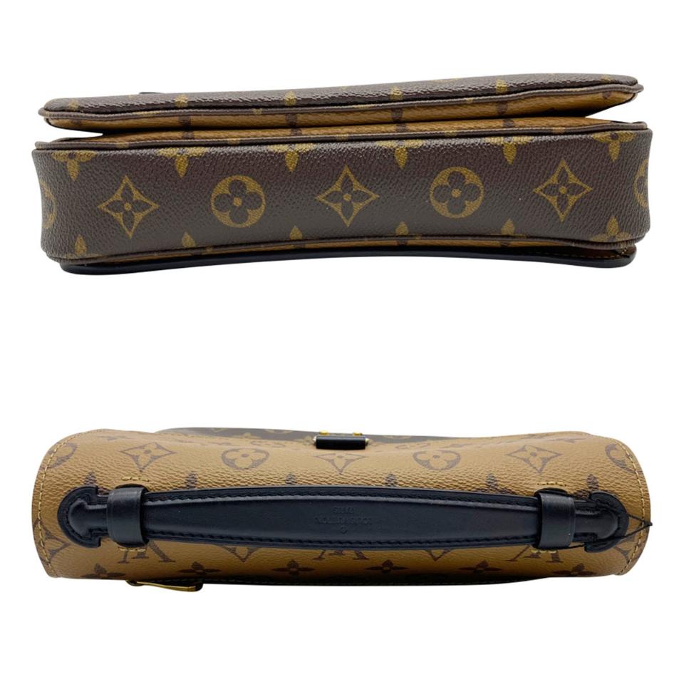 Louis Vuitton Pochette Metis Brown Monogram Reverse Canvas Shoulder Bag