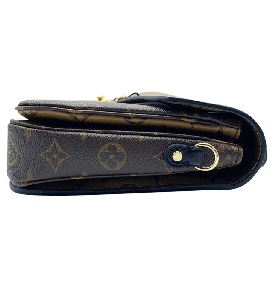 Louis Vuitton Pochette Metis Brown Monogram Reverse Canvas Shoulder Bag