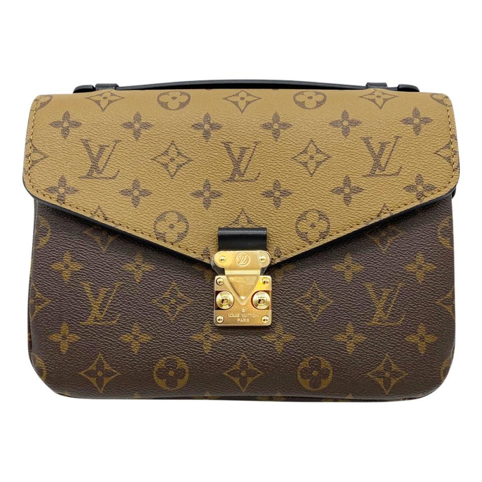 Louis Vuitton Pochette Metis Brown Monogram Reverse Canvas Shoulder Bag