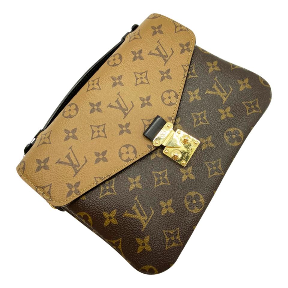 Louis Vuitton Pochette Metis Brown Monogram Reverse Canvas Shoulder Bag