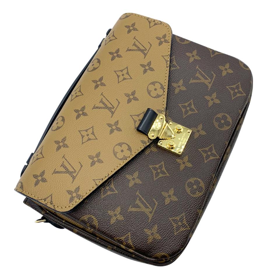 Louis Vuitton Pochette Metis Brown Monogram Reverse Canvas Shoulder Bag