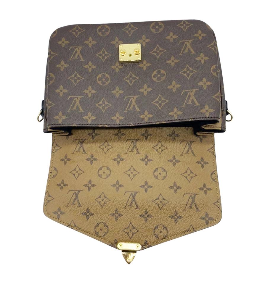 Louis Vuitton Pochette Metis Brown Monogram Reverse Canvas Shoulder Bag