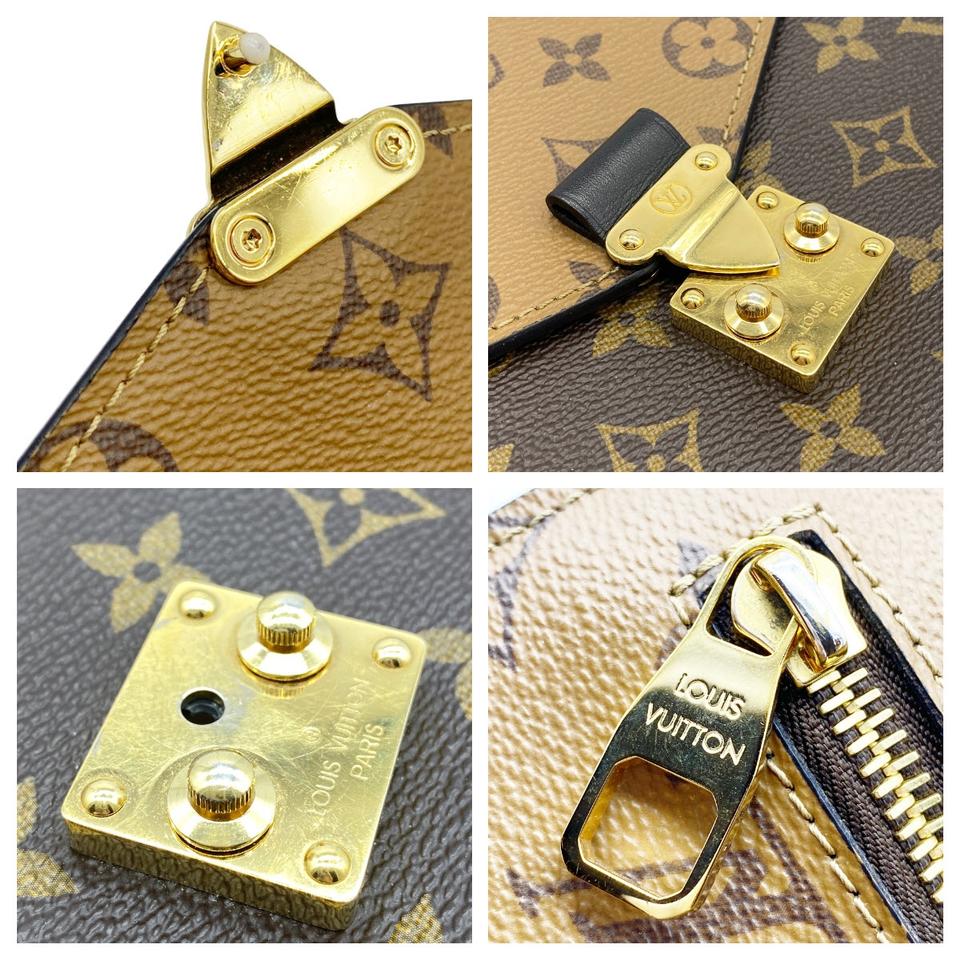 Louis Vuitton Pochette Metis Brown Monogram Reverse Canvas Shoulder Bag