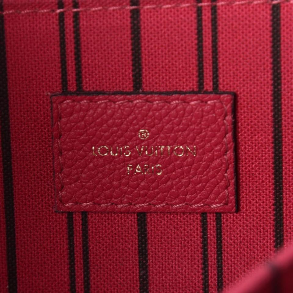 Louis Vuitton Pochette Metis Dark 2018 Pink Monogram Empreinte Leather Shoulder Bag