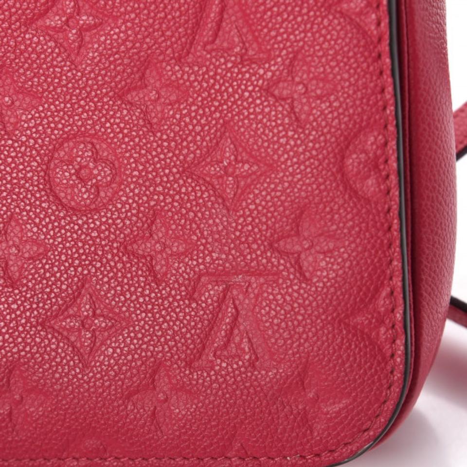 Louis Vuitton Pochette Metis Dark 2018 Pink Monogram Empreinte Leather Shoulder Bag