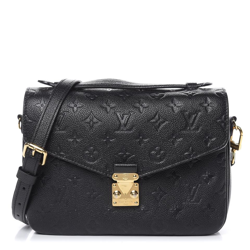 Louis Vuitton Pochette Metis Empreinte Black Cross Body Bag