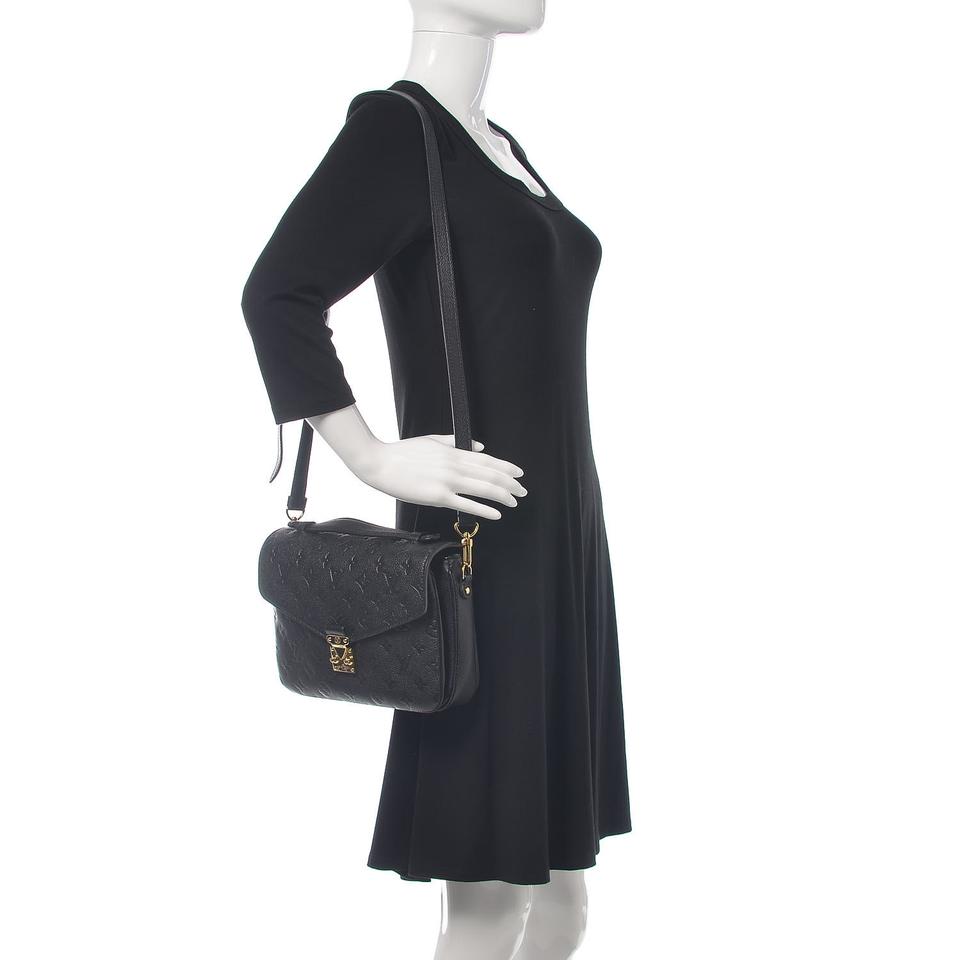 Louis Vuitton Pochette Metis Empreinte Black Cross Body Bag