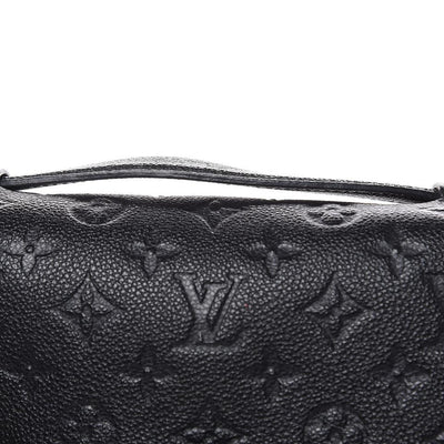 Louis Vuitton Félicie Pochette Crossbody Bag in Black Grained