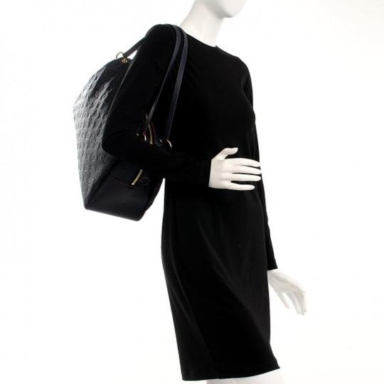 Louis Vuitton Ponthieu Black Monogram Empreinte Leather Tote