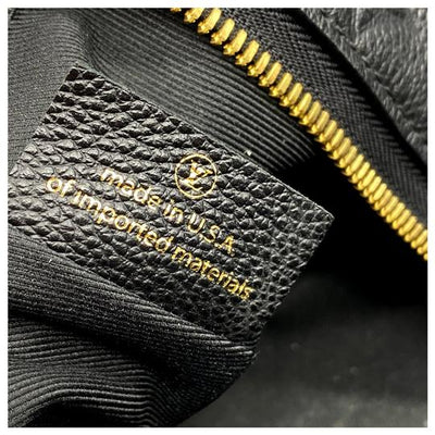 Louis Vuitton Ponthieu Black Monogram Empreinte Leather Tote