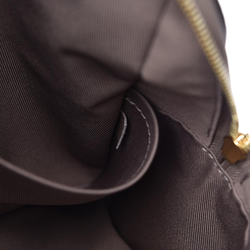 Louis Vuitton Taupe Glace Monogram Empreinte Leather Vosges MM Bag -  Yoogi's Closet