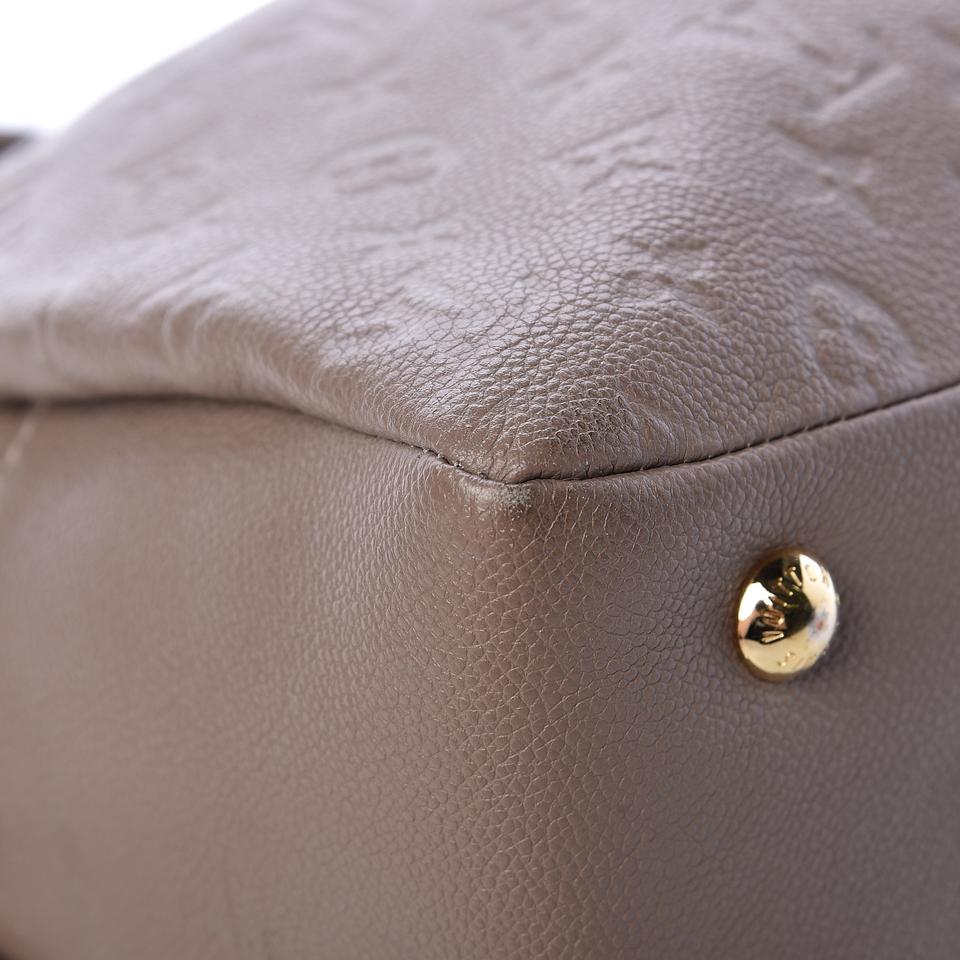 Louis Vuitton Taupe Glace Monogram Empreinte Leather Ponthieu PM Bag -  Yoogi's Closet