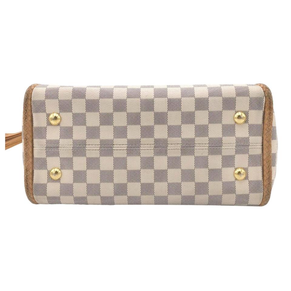 Louis Vuitton Propriano White Damier Azur Canvas Tote