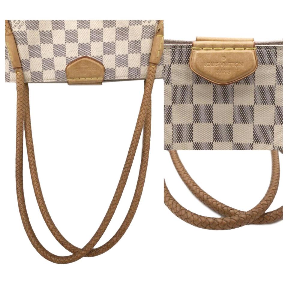 Louis Vuitton Propriano White Damier Azur Canvas Tote