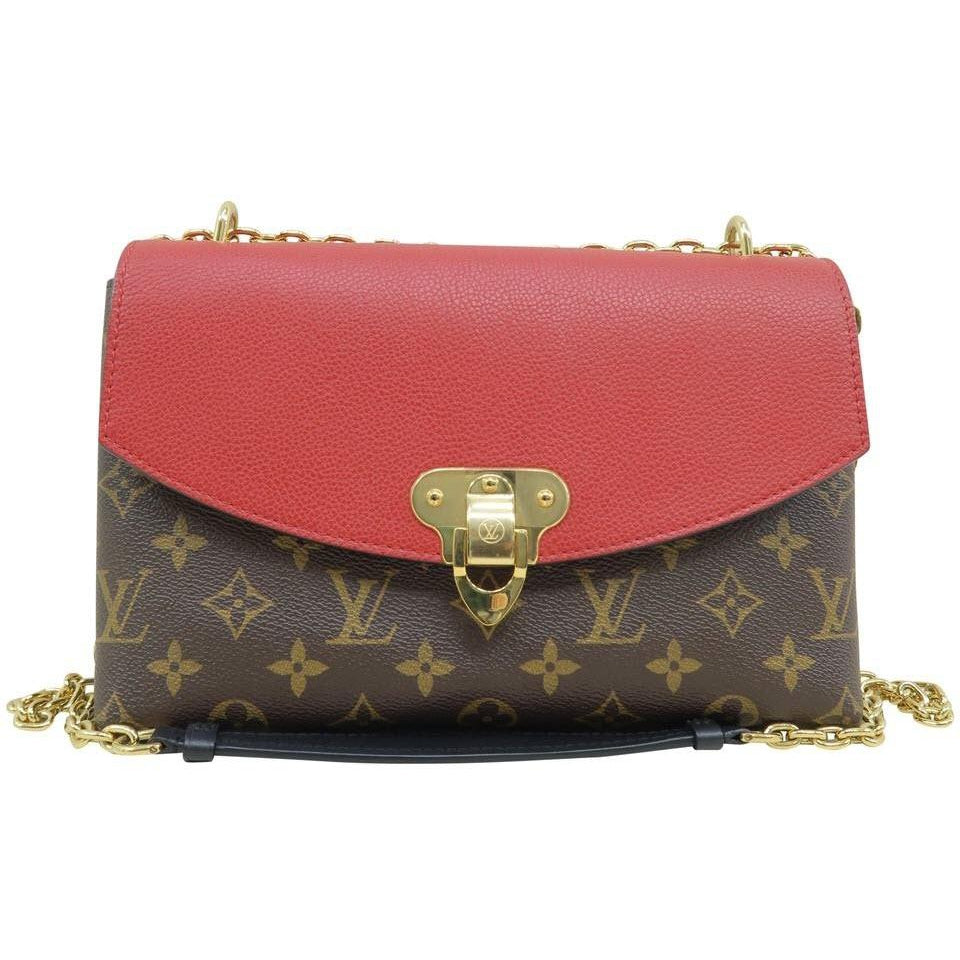 Louis Vuitton Saint Placide Red Monogram Canvas Shoulder Bag
