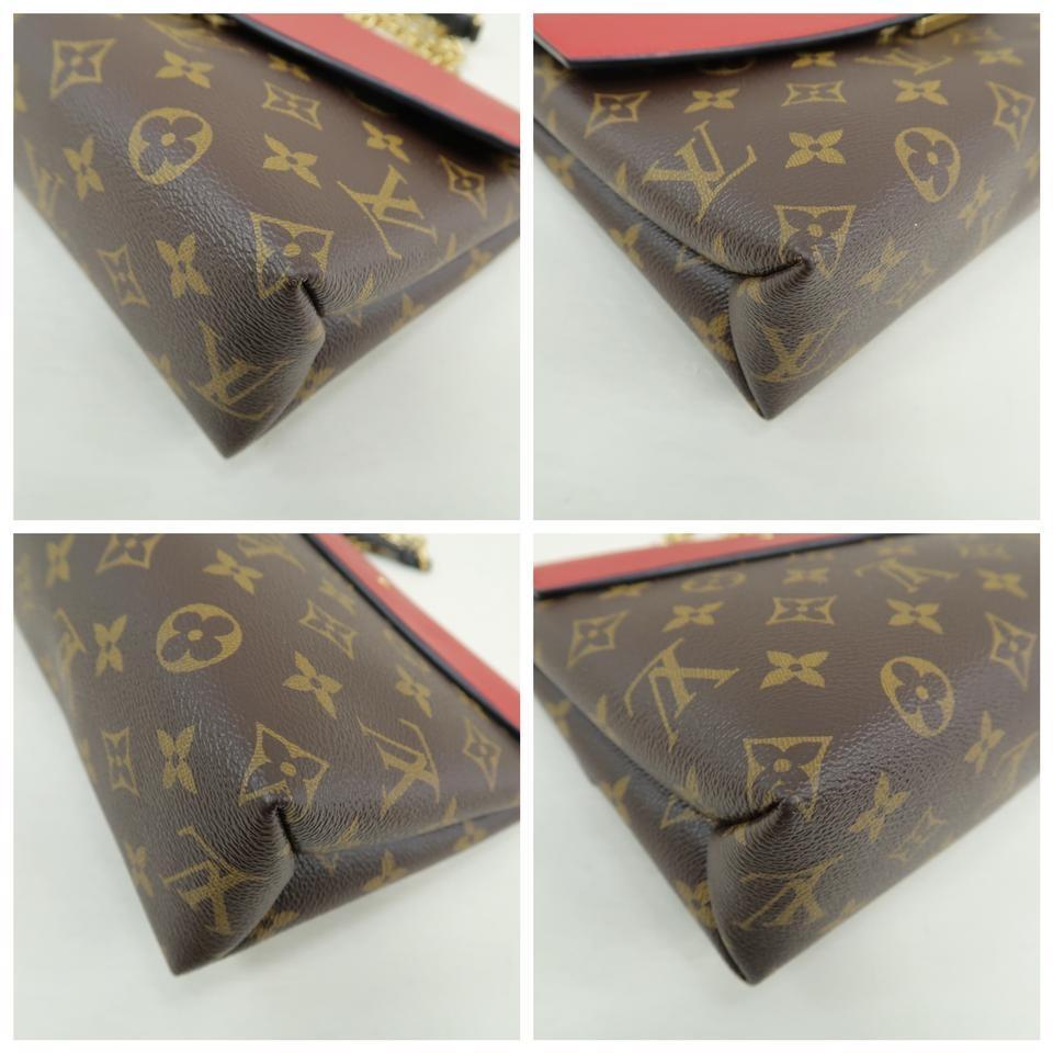 Louis Vuitton Saint Placide Red Monogram Canvas Shoulder Bag
