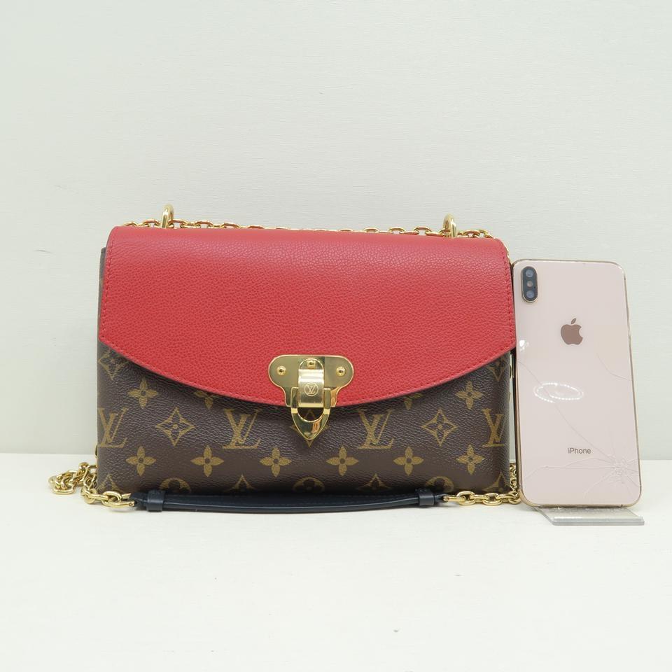 Louis Vuitton Saint Placide Red Monogram Canvas Shoulder Bag