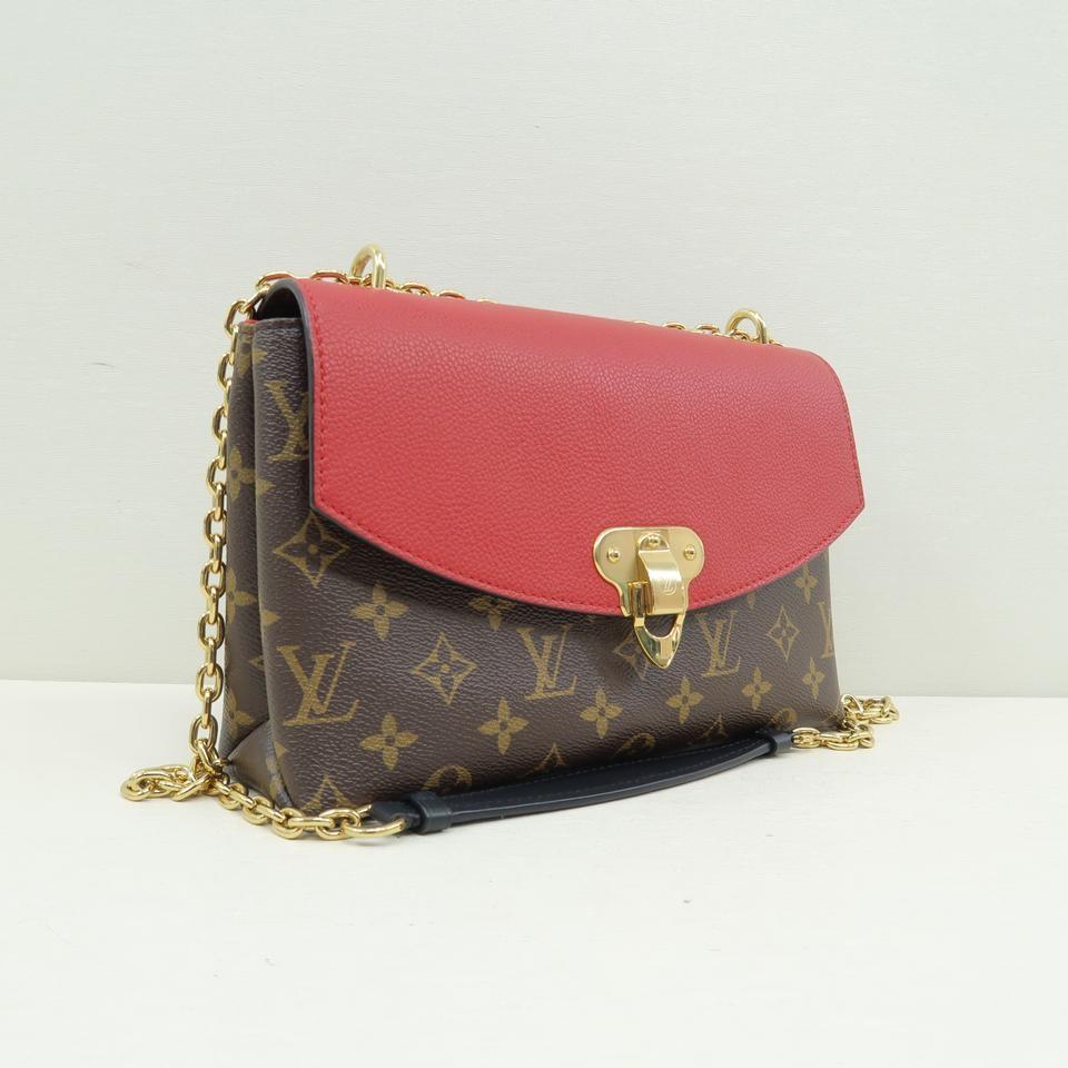 Louis Vuitton Saint Placide Red Monogram Canvas Shoulder Bag