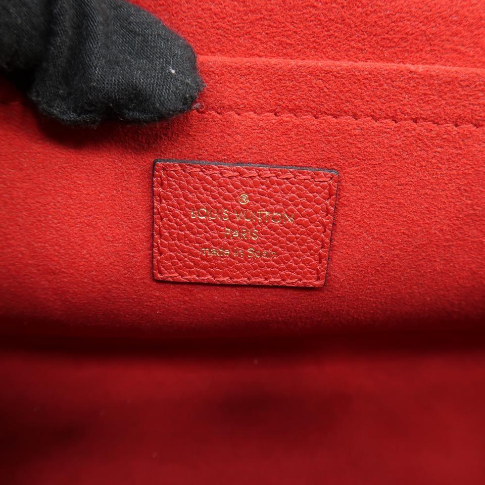Louis Vuitton Saint Placide Red Monogram Canvas Shoulder Bag
