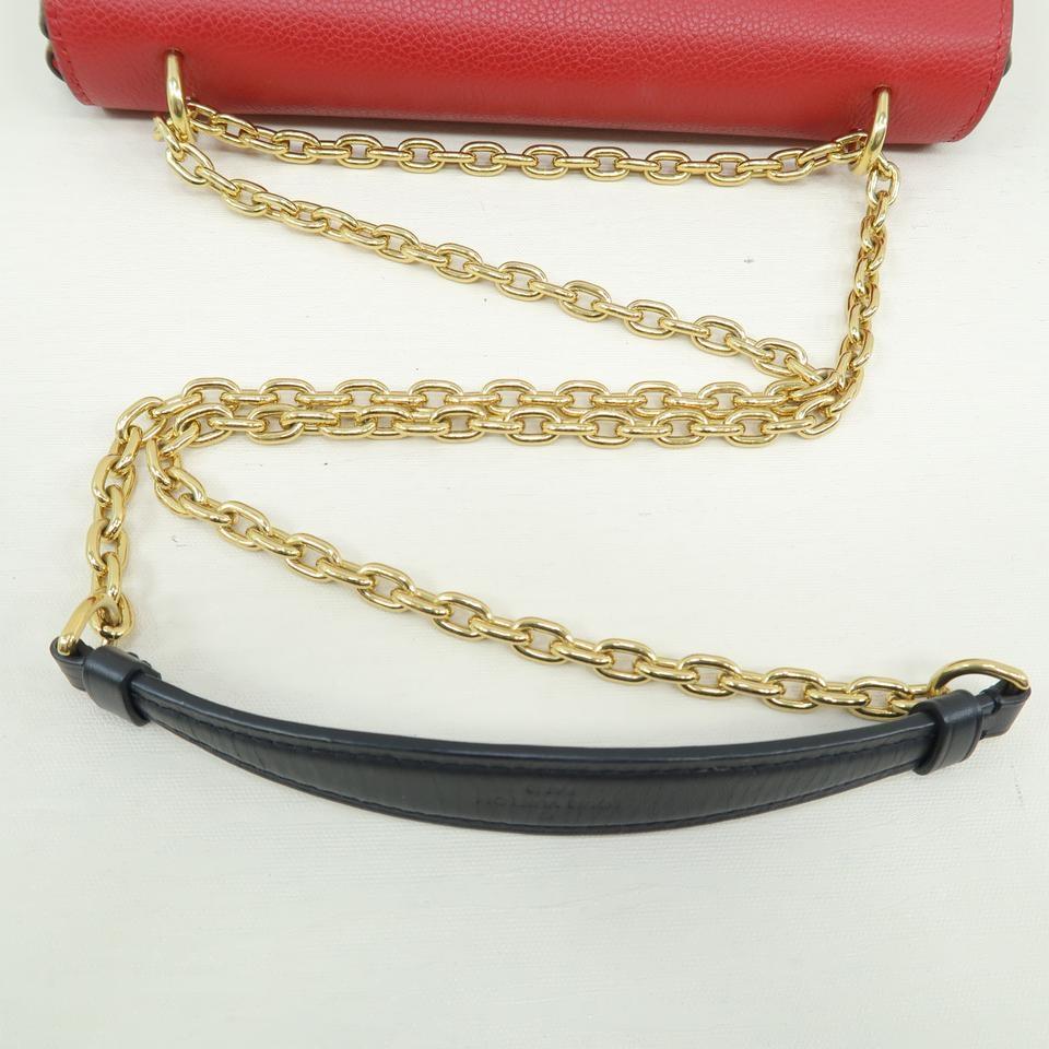 Louis Vuitton Saint Placide Red Monogram Canvas Shoulder Bag