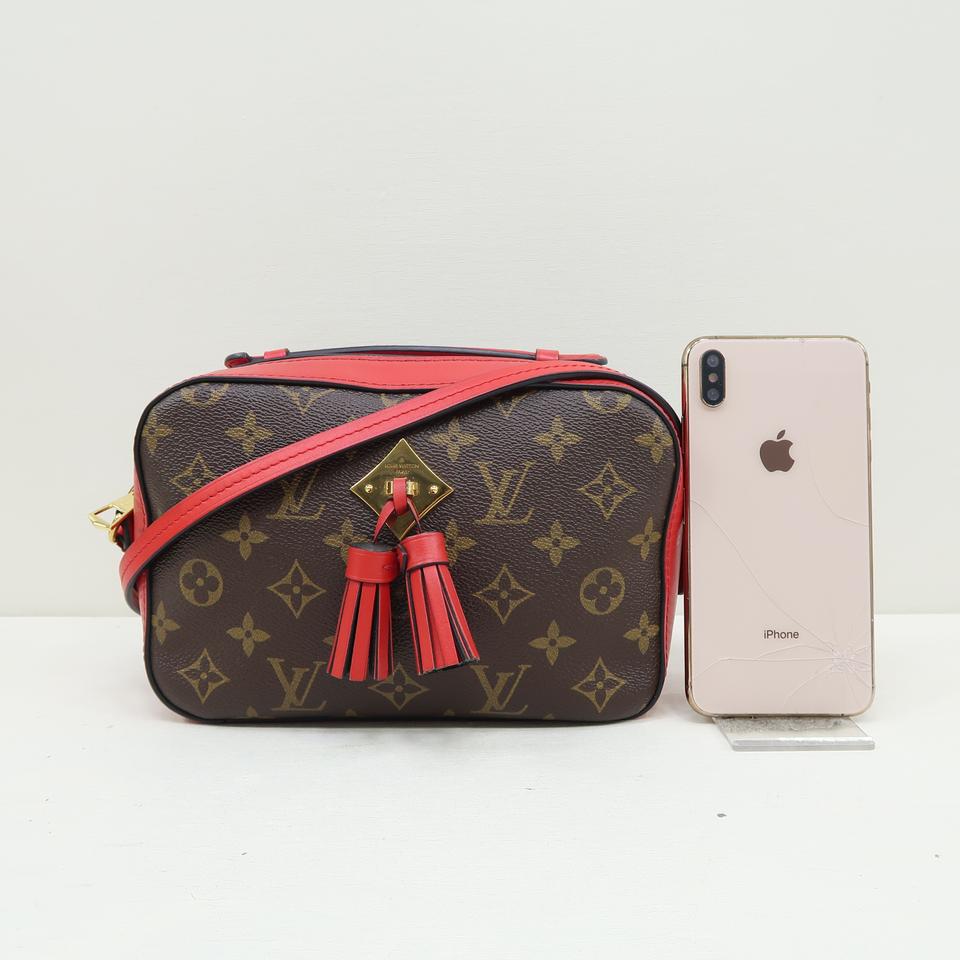Louis Vuitton Saintonge Brown Monogram Canvas and Calfskin Cross Body Bag