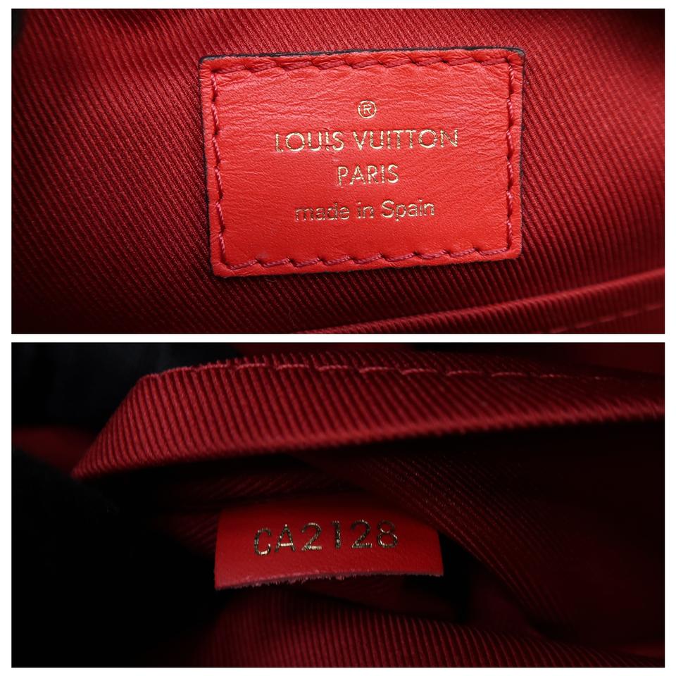 Louis Vuitton Saintonge Brown Monogram Canvas and Calfskin Cross Body Bag