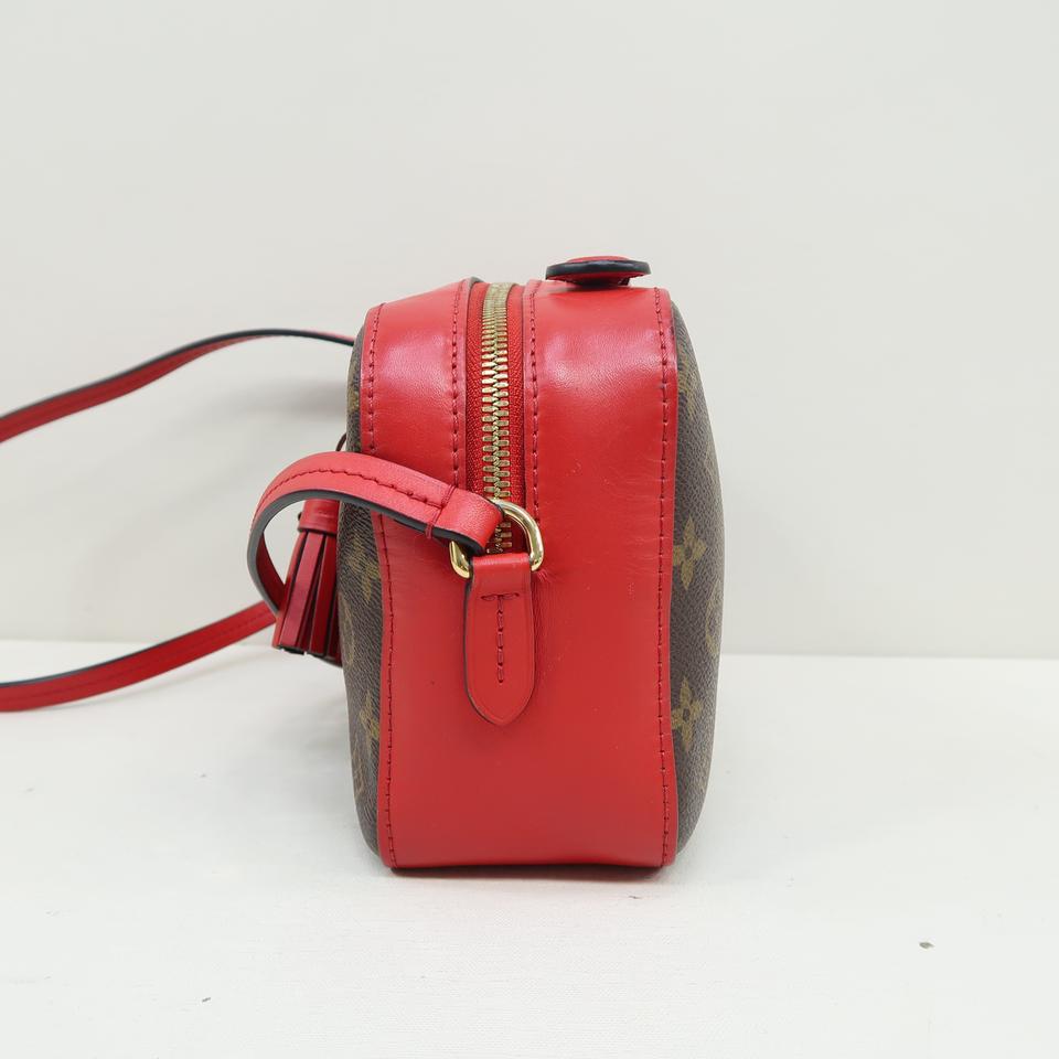 Louis Vuitton Saintonge Brown Monogram Canvas and Calfskin Cross Body Bag