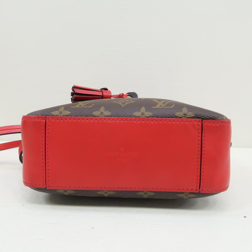 Louis Vuitton Saintonge Brown Monogram Canvas and Calfskin Cross Body Bag