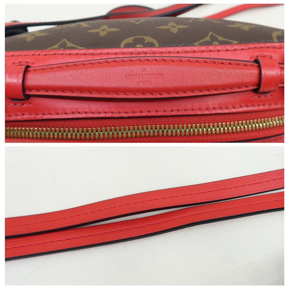 Louis Vuitton Saintonge Brown Monogram Canvas and Calfskin Cross Body Bag