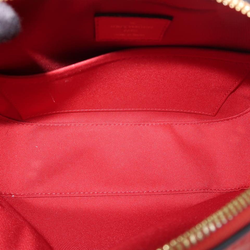 Louis Vuitton Saintonge Brown Monogram Canvas and Calfskin Cross Body Bag