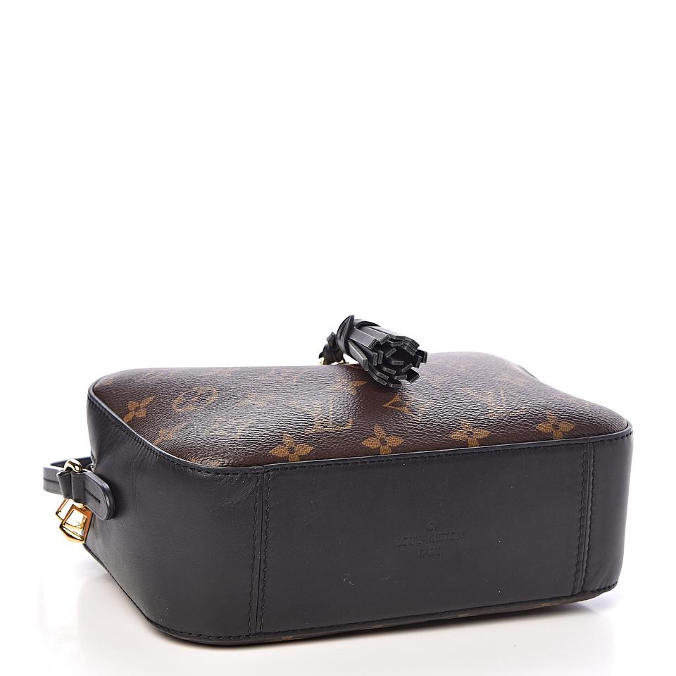 Louis Vuitton Saintonge Monogram Black Coated Canvas Cross Body Bag