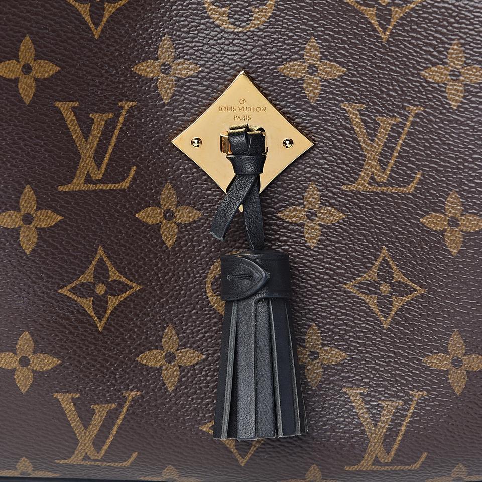 LOUIS VUITTON Saintonge in Monogram Canvas & Black Leather
