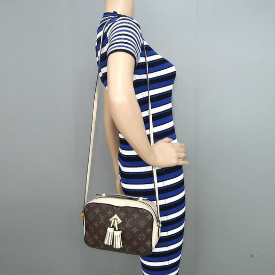 Louis Vuitton Saintonge Monogram Brown Canvas Cross Body Bag