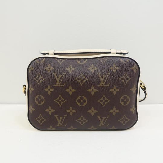 Louis Vuitton Saintonge Monogram Brown Canvas Cross Body Bag