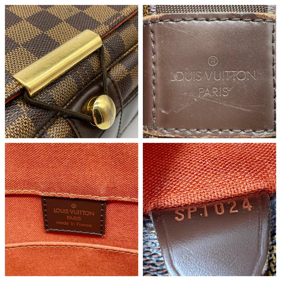 Louis Vuitton Bastille Ebene Brown Canvas Shoulder Bag