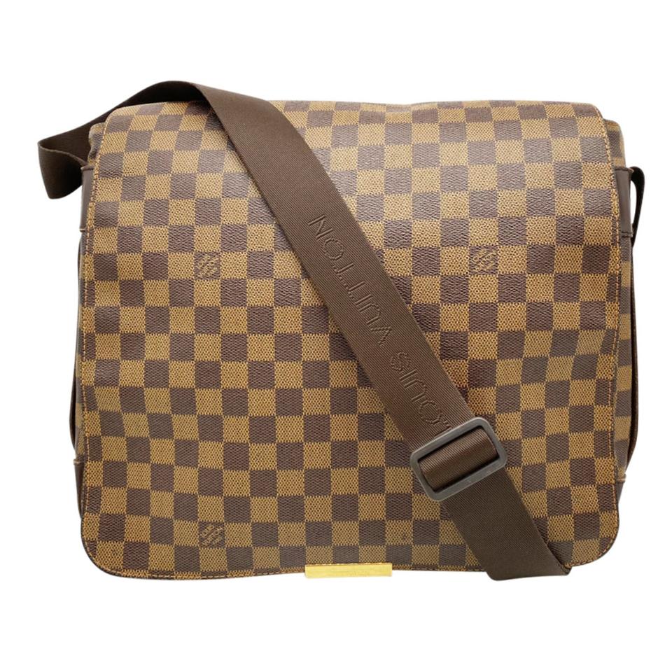 Louis Vuitton Bastille Ebene Brown Canvas Shoulder Bag