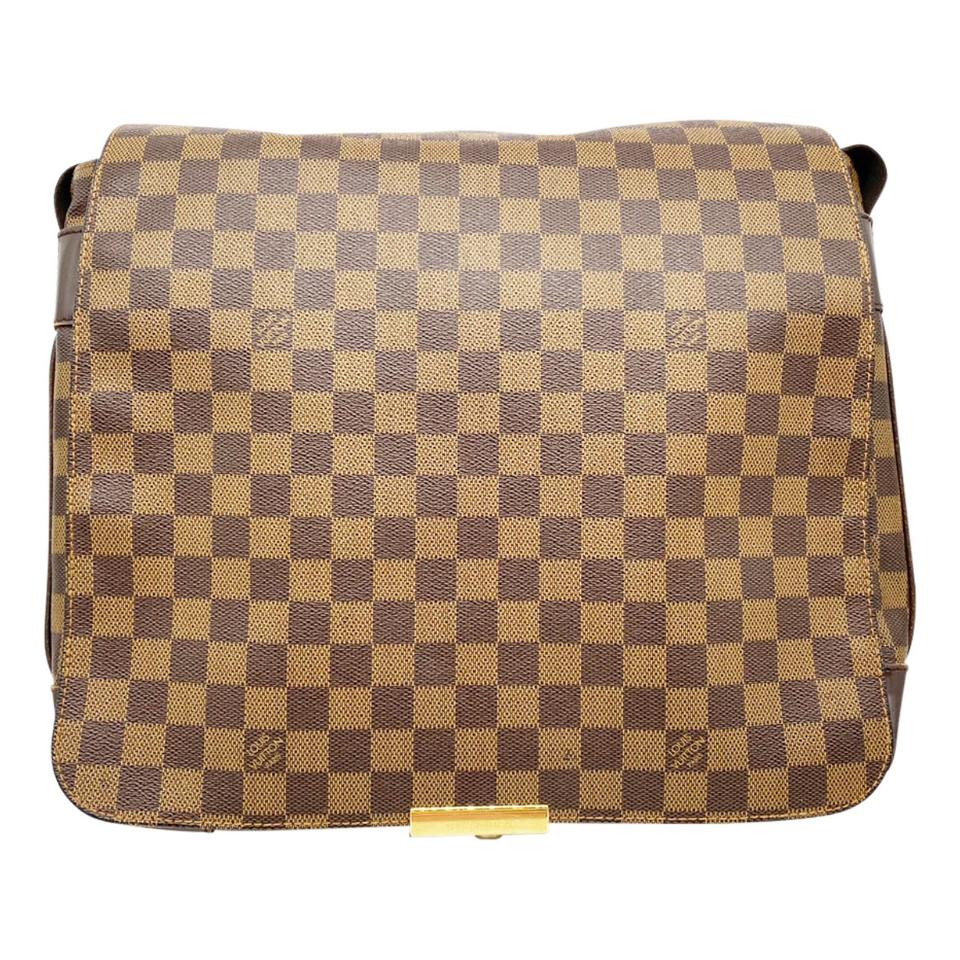 Louis Vuitton Bastille Ebene Brown Canvas Shoulder Bag