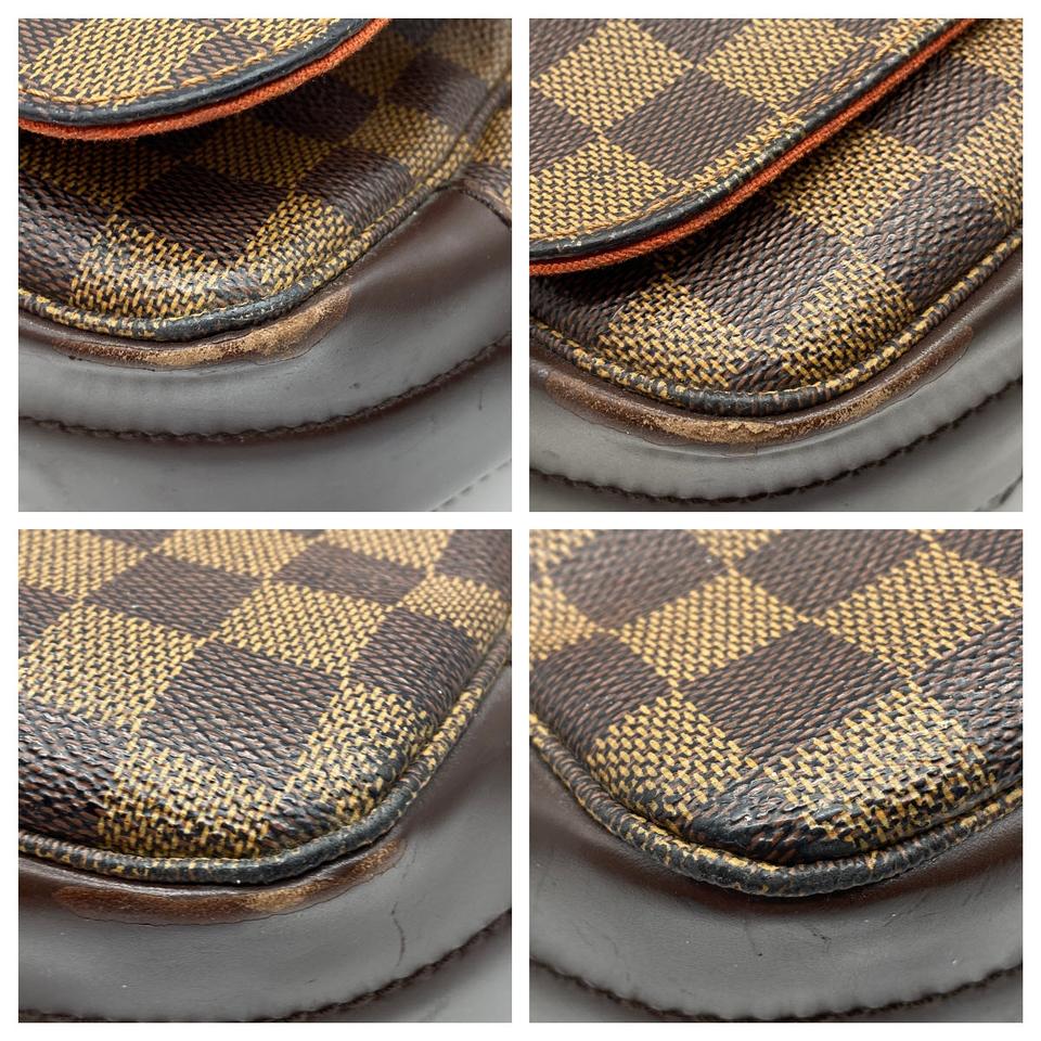 Louis Vuitton Bastille Ebene Brown Canvas Shoulder Bag