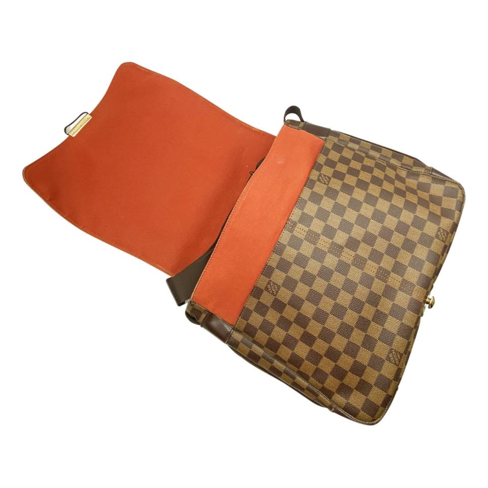 Louis Vuitton Bastille Ebene Brown Canvas Shoulder Bag