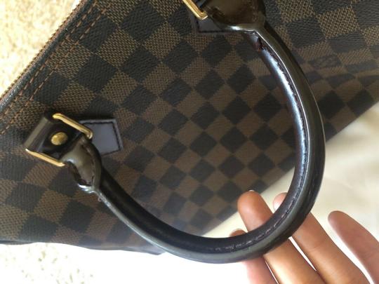 Louis Vuitton Speedy 25 Damier Brown Canvas Satchel
