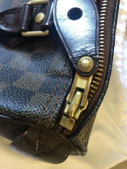 Louis Vuitton Speedy 25 Damier Brown Canvas Satchel