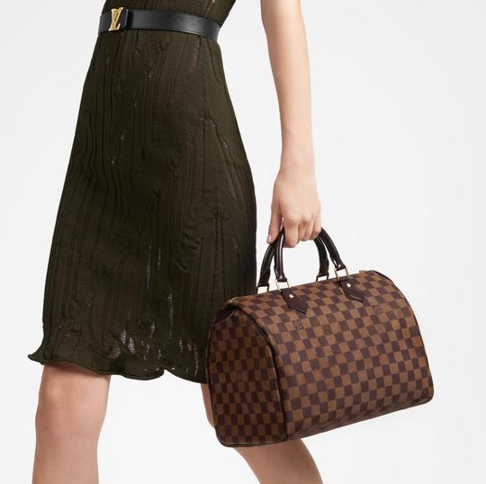 Louis Vuitton Speedy 30 2020 Brown Damier Ébène Canvas Satchel