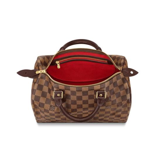 Louis Vuitton Speedy 30 2020 Brown Damier Ébène Canvas Satchel