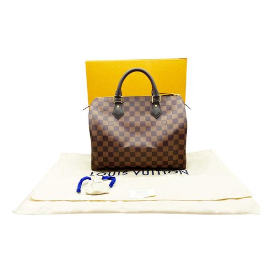 Louis Vuitton Speedy 30 2020 Brown Damier Ébène Canvas Satchel