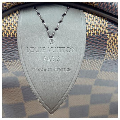 Louis Vuitton Speedy 30 2020 Brown Damier Ébène Canvas Satchel