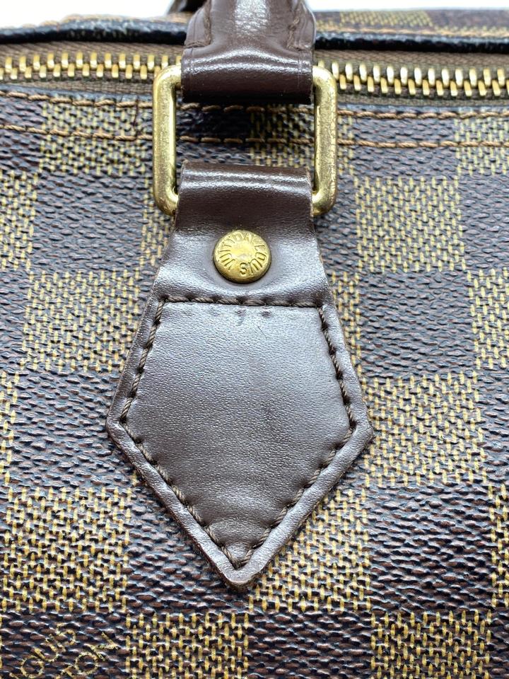 Louis Vuitton Speedy 30 Brown Damier Ébène Canvas Satchel