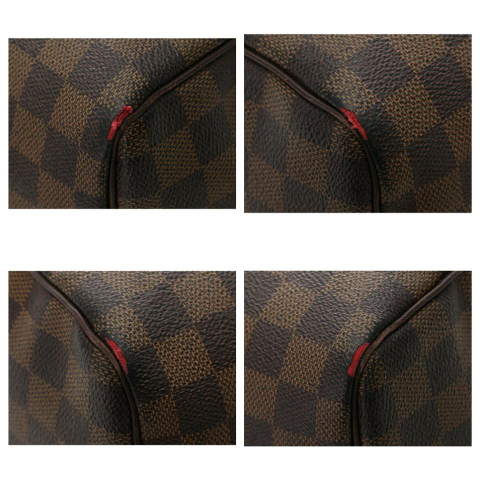 Louis Vuitton Speedy 30 Brown Damier Ébène Canvas Satchel