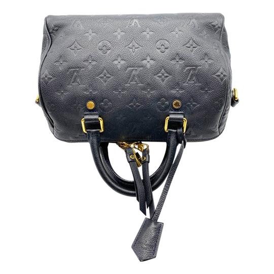 Louis Vuitton Speedy Bandouliere 25 Infini Black Monogram Empreinte Leather Shoulder Bag