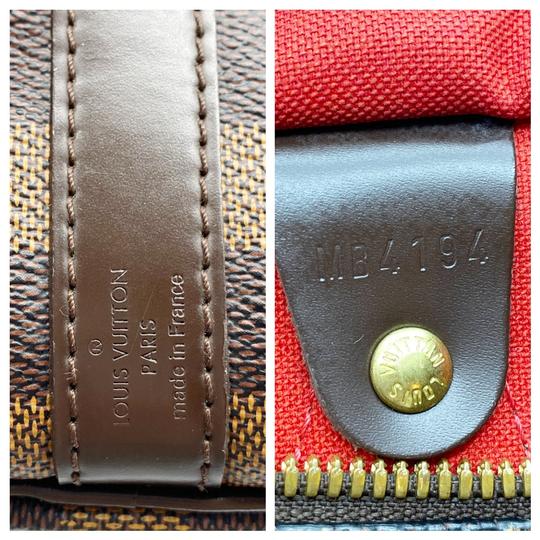 Louis Vuitton Speedy Bandouliere 30 Brown Damier Ébène Canvas Shoulder Bag