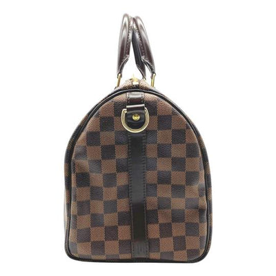 Louis Vuitton Speedy Bandouliere 30 Brown Damier Ébène Canvas Shoulder Bag